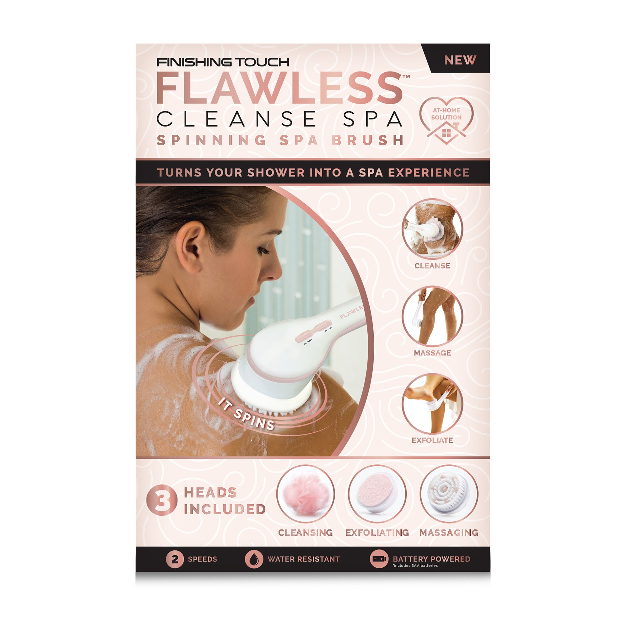 Flawless Cleanse Spa Spinning Spa Brush