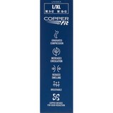Copper Fit Hydrating Compression Socks, Black, L/XL, thumbnail image