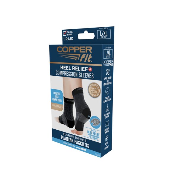 Copper Fit Heel Relief Compression Sleeves