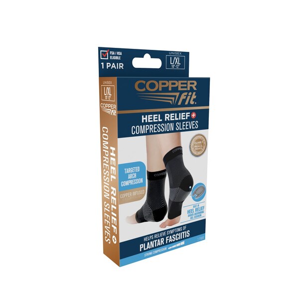 Copper Fit Heel Relief Compression Sleeves