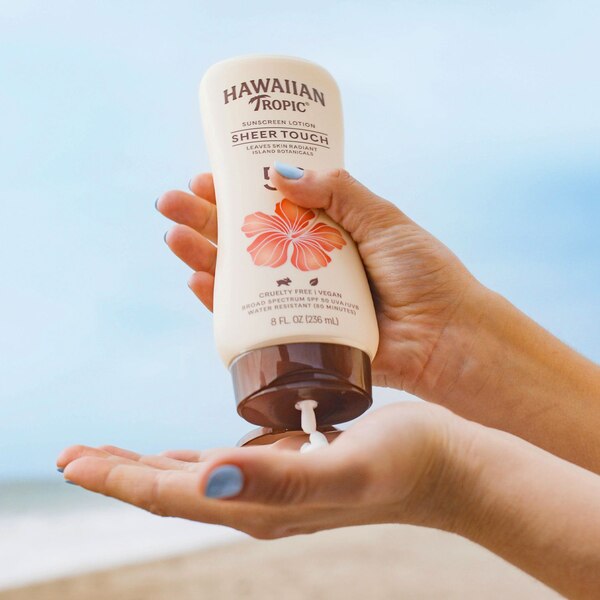 Hawaiian Tropic Sheer Touch Ultra Radiance Lotion Sunscreen, 8 OZ
