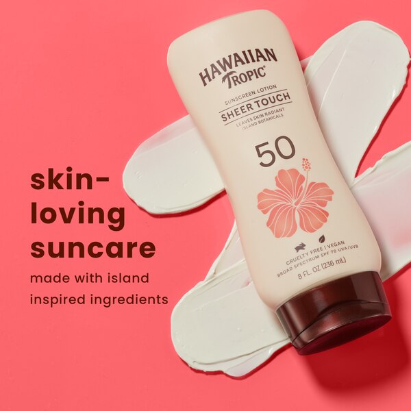 Hawaiian Tropic Sheer Touch Ultra Radiance Lotion Sunscreen, 8 OZ