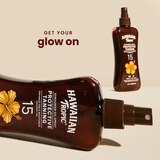 Hawaiian Tropic Protective Tanning Dry Oil Spray, SPF 15, 8oz, thumbnail image