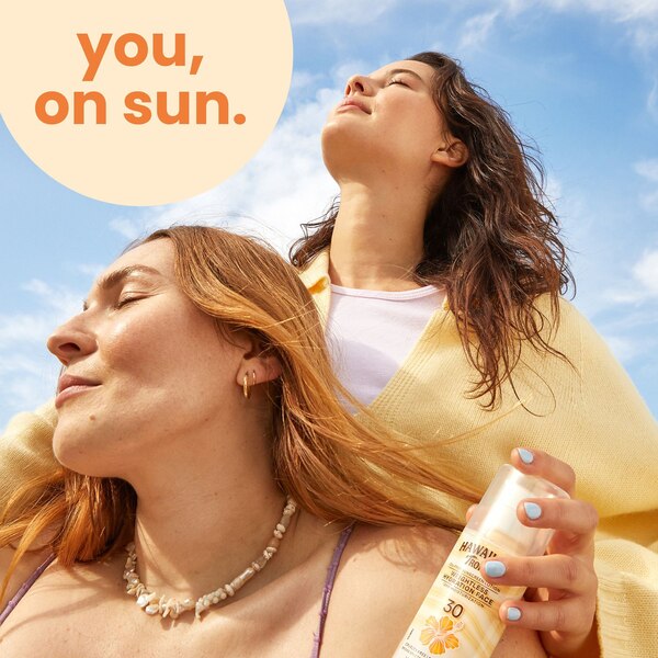 Hawaiian Tropic Silk Hydration Weightless Face Sunscreen Lotion, SPF 30