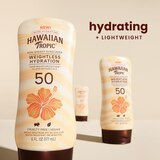 Hawaiian Tropic Silk Hydration Weightless Lotion Sunscreen, 6 OZ, thumbnail image 2 of 6