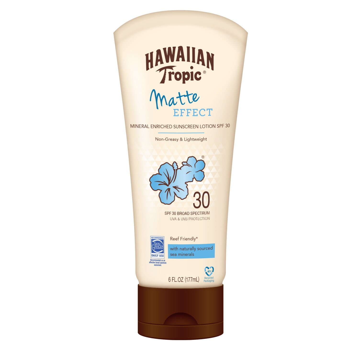 Hawaiian Tropic Matte Effect Lotion Sunscreen, 6 OZ