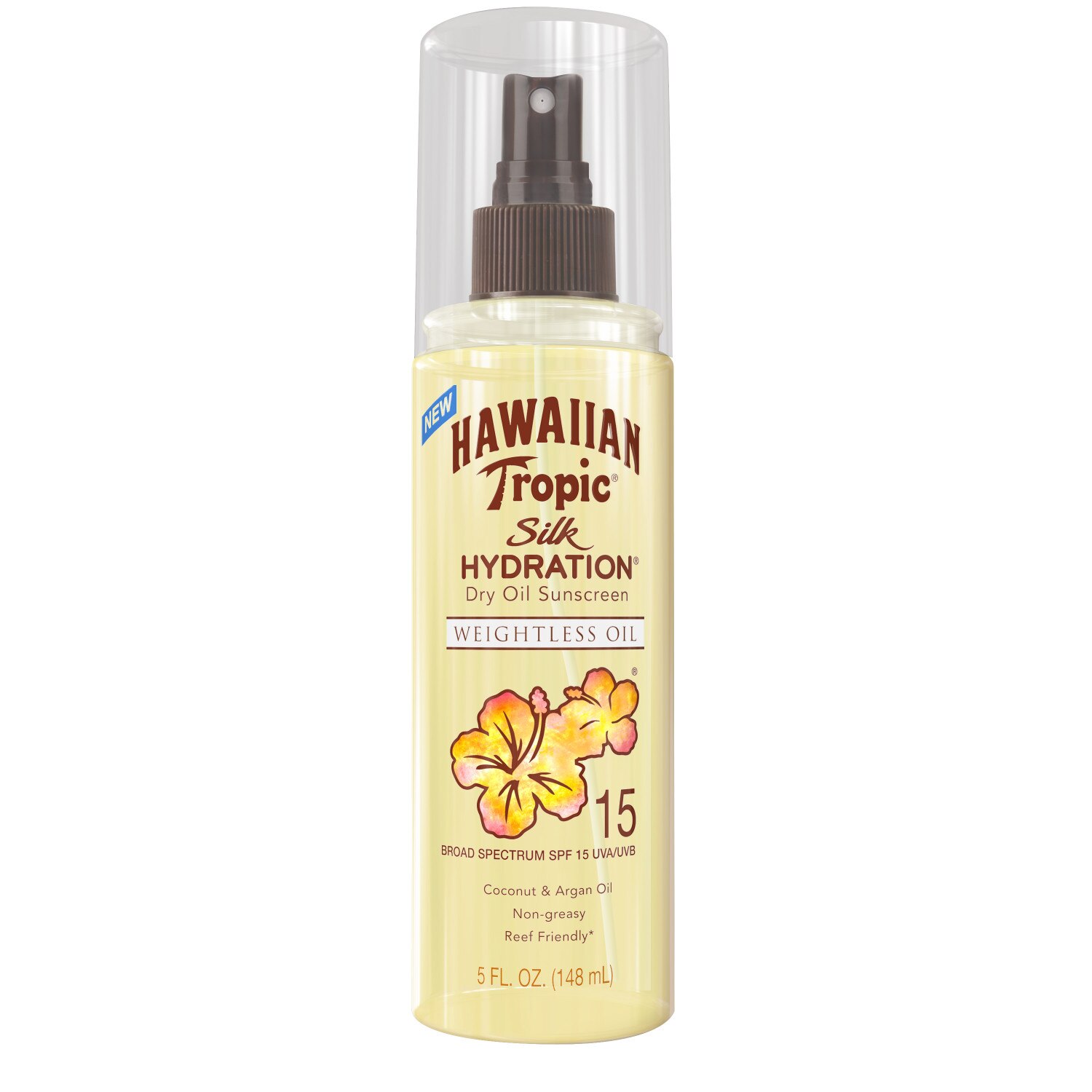 Hawaiian Tropic Silk Hydration Weightless Dry Oil Mist, 5 OZ