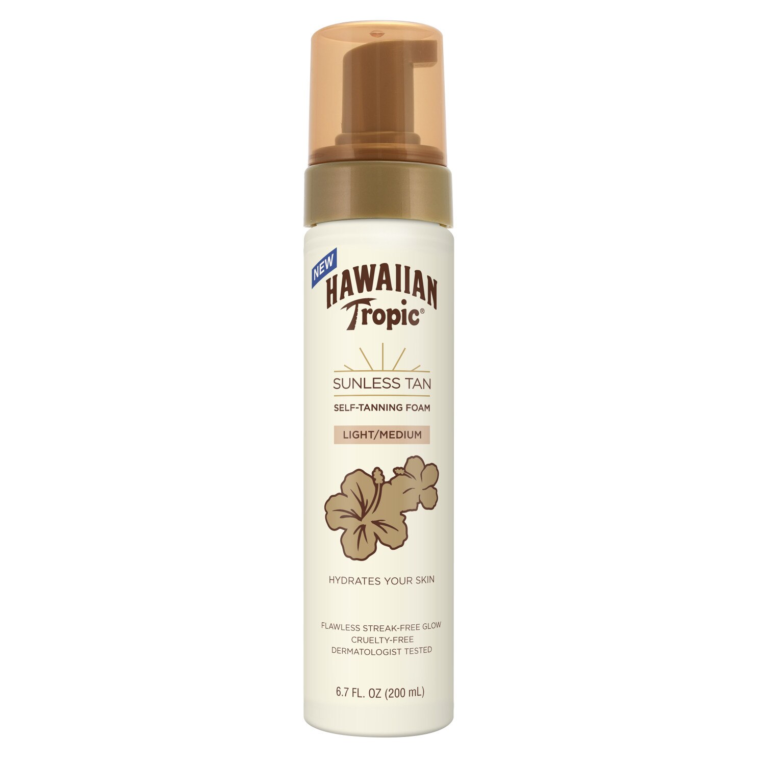 Hawaiian Tropic Sunless Tanning Foam, Dark, 6.7 OZ