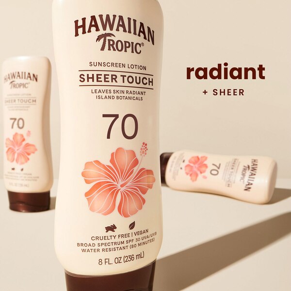 Hawaiian Tropic Sheer Touch Ultra Radiance Lotion Sunscreen, 8 OZ