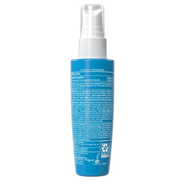Hawaiian Tropic Weightless Hydration Water Mist for Face, SPF 30, 2.1 OZ