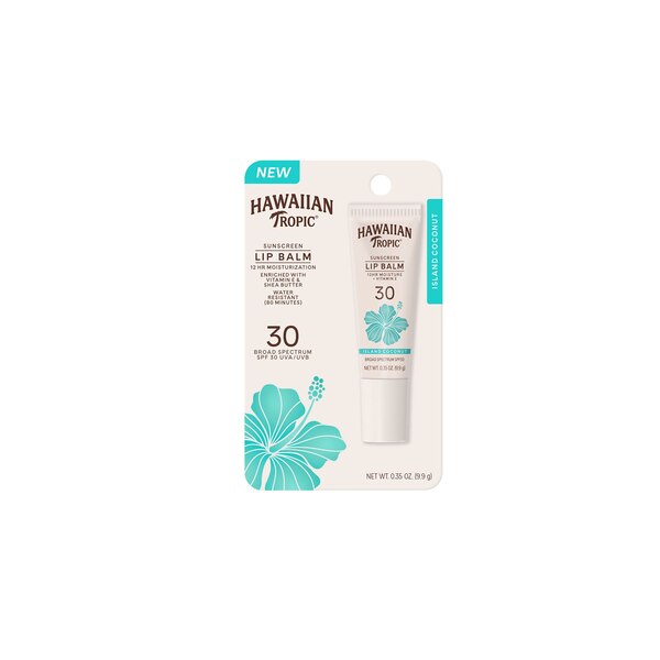 Hawaiian Tropic Lip Balm, SPF 30, .35 OZ, Coconut