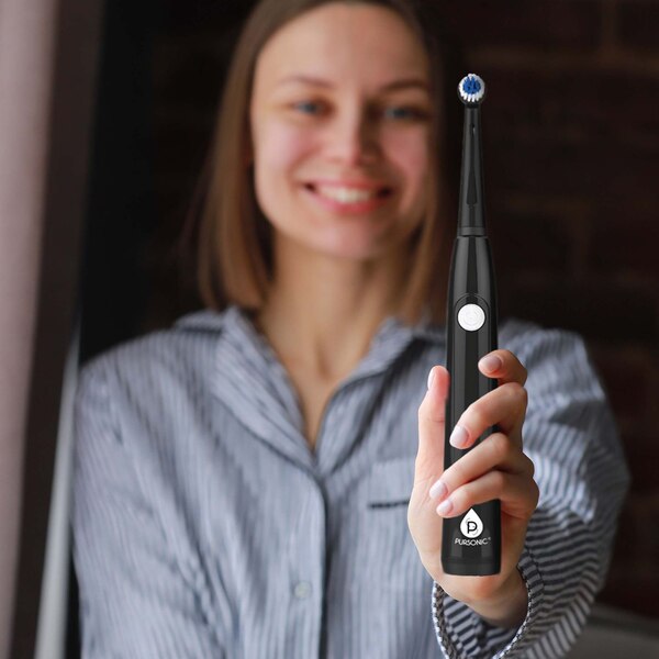 Pursonic Electric Toothbrush and 3 Brush Head Attachments