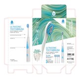 Pursonic Ultrasonic Toothbrush and 3 Brush Head Attachments, thumbnail image