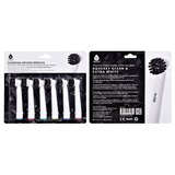 Pursonic Charcoal Infused Replacement Heads Fits Oral B, 6 CT, thumbnail image 1 of 3