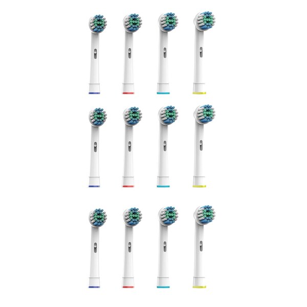 Pursonic Ultra Sensitive Toothbrush Replacement Heads Fits Oral B, 12 CT
