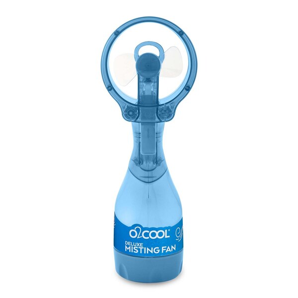 O2 Cool Deluxe Misting Fan, Blue