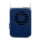 O2 Cool Deluxe Necklace Fan, Dark Blue, thumbnail image