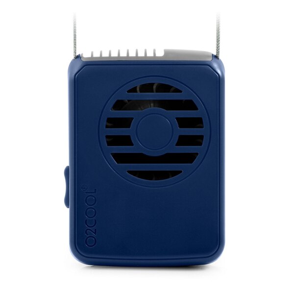 O2 Cool Deluxe Necklace Fan, Dark Blue