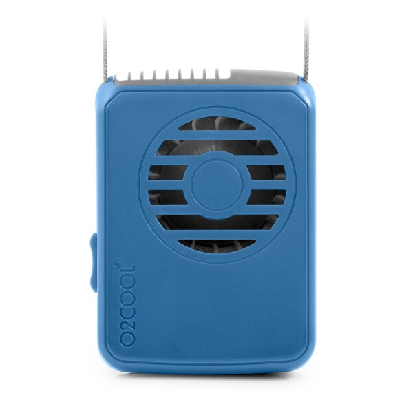 O2 Cool Deluxe Necklace Fan, Blue
