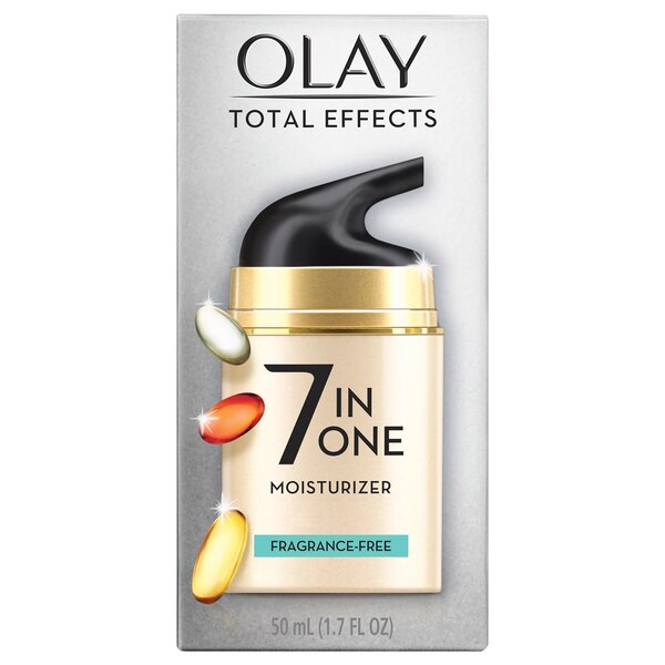 Olay Total Effects Face Moisturizer, Fragrance-Free, 1.7 OZ