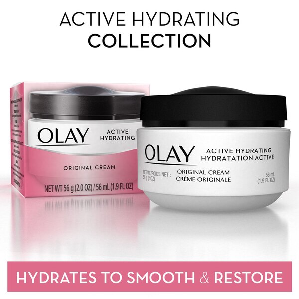 Olay Active Hydrating Cream Face Moisturizer, 2.0 fl oz