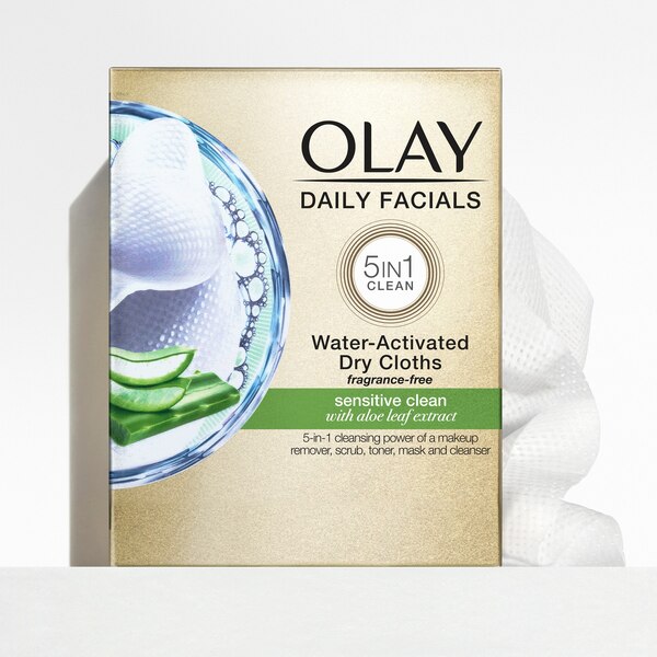 Olay Daily Facials Sensitive Cleansing Cloths, 33CT