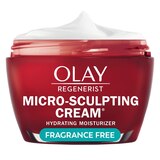 Olay Regenerist Micro-Sculpting Cream Face Moisturizer, Fragrance-Free, 1.7 OZ, thumbnail image 1 of 9