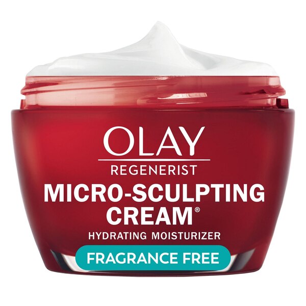 Olay Regenerist Micro-Sculpting Cream - Hidratante facial sin fragancia, 1.7 oz