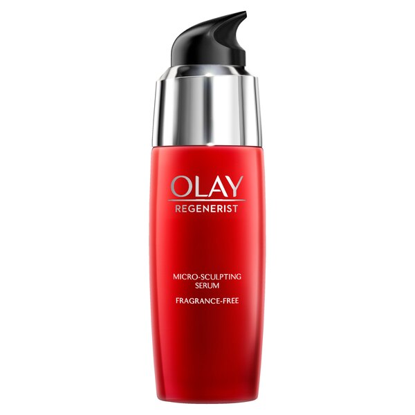 Olay Regenerist Micro-Sculpting Serum, Fragrance Free Face Moisturizer, 1.7 OZ