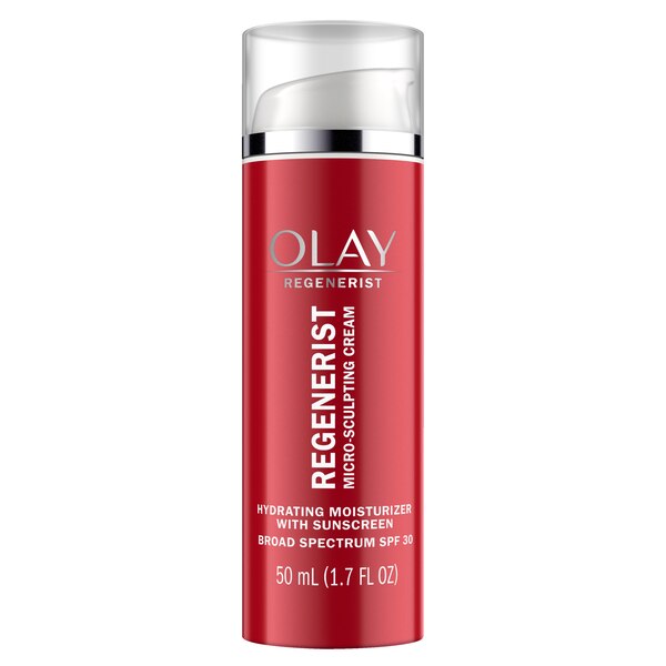 Olay Regenerist Micro-Sculpting Cream - Hidratante facial con FPS 30 de amplio espectro, 1.7 oz