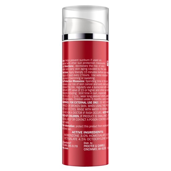 Olay Regenerist Micro-Sculpting Cream - Hidratante facial con FPS 30 de amplio espectro, 1.7 oz