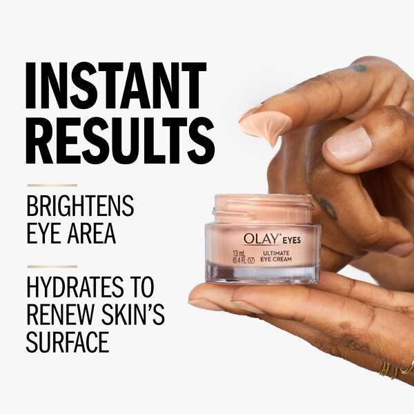 Olay Ultimate Eye Cream for Wrinkles, Puffy Eyes + Dark Circles, 0.4 OZ