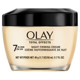 Olay Total Effects Night Firming Cream Face Moisturizer, 1.7 OZ, thumbnail image
