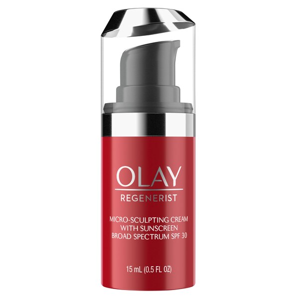 Olay Regenerist Micro-Sculpting Cream Face Moisturizer with SPF 30, Trial Size, 0.5 OZ