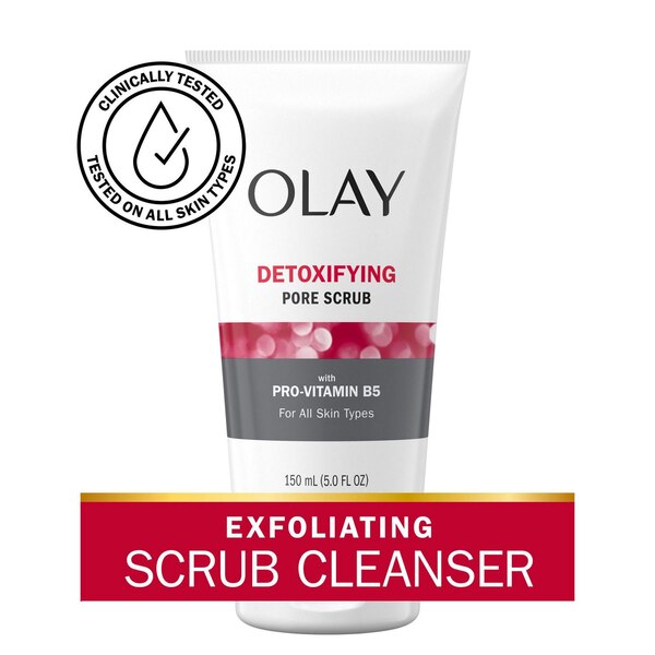 Olay Regenerist Detoxifying Pore Scrub Facial Cleanser, 5 OZ