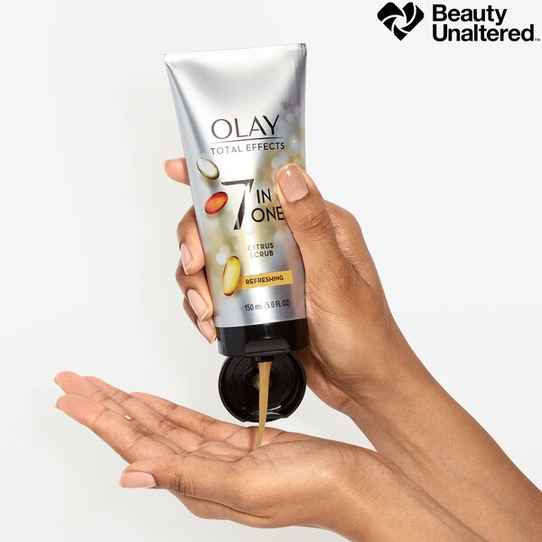 Olay Total Effects Refreshing Citrus Scrub Facial Cleanser, 5 OZ