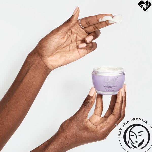 Olay Regenerist - Crema hidratante de recuperación para el rostro, uso nocturno, 1.7 OZ