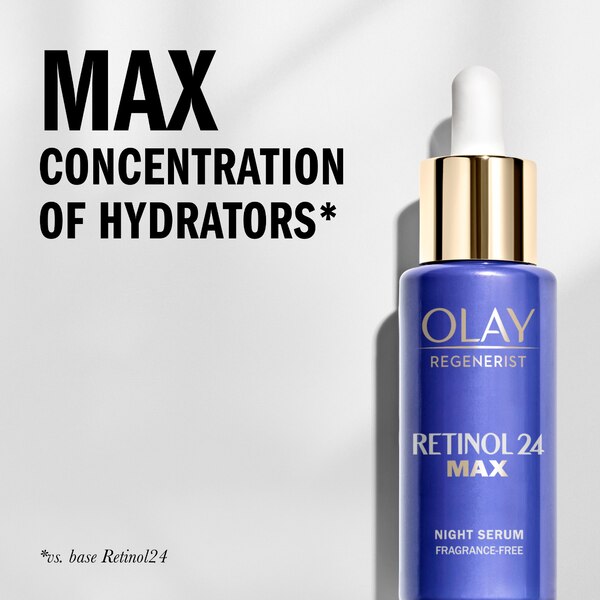 Olay Regenerist Retinol 24 MAX Night Face Serum, 1.3 OZ