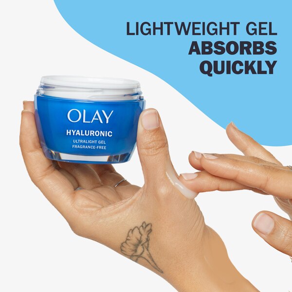Olay Regenerist Hyaluronic + Peptide 24 Gel Face Moisturizer, 1.7 OZ