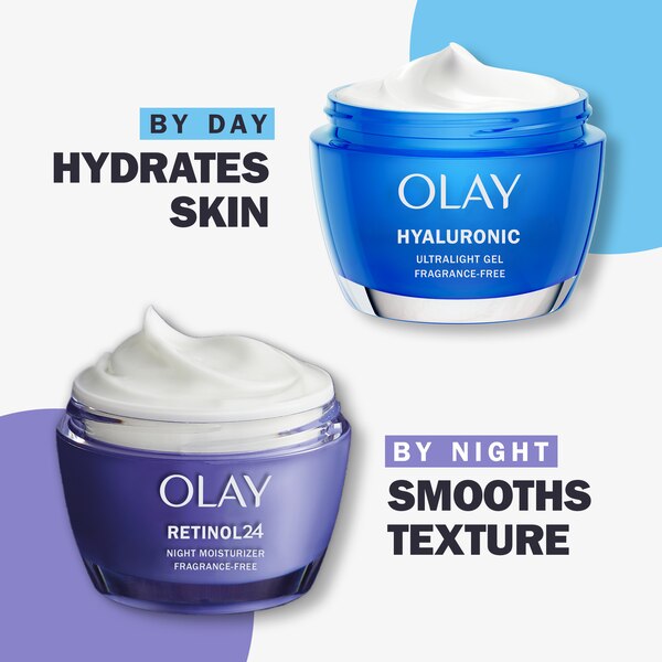 Olay Regenerist Hyaluronic + Peptide 24 Gel Face Moisturizer, 1.7 OZ