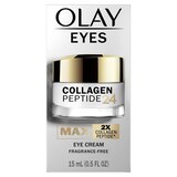 Olay Collagen Peptide 24 MAX Eye Cream, Fragrance-Free, 0.5 OZ, thumbnail image