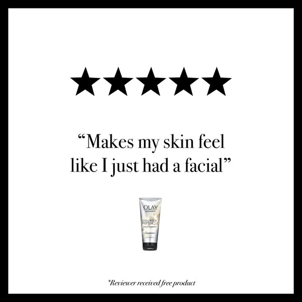Olay Regenerist Collagen Peptide 24 - Gel de limpieza para el rostro + hidratante, paquete doble