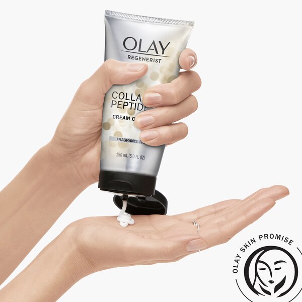 Olay Regenerist Collagen Peptide 24 - Gel de limpieza para el rostro + hidratante, paquete doble