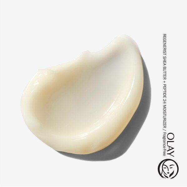 Olay Regenerist Shea Butter + Peptide 24 Face Moisturizer, Fragrance-Free, 1.7 OZ