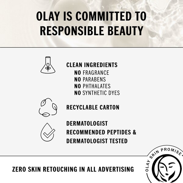 Olay Regenerist Shea Butter + Peptide 24 Face Moisturizer, Fragrance-Free, 1.7 OZ