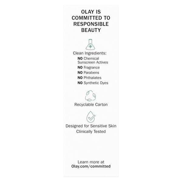 Olay Sensitive Mineral Sunscreen, Broad Spectrum SPF 30, 1.7 oz
