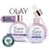 Olay Super Serum Night Repair 5-in-1 Lightweight Skin Cell Renewing Face Serum, 1.0 fl oz, thumbnail image