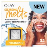 Olay Melts Water-Activated Daily Facial Cleanser With Vitamin C, 32 CT, thumbnail image