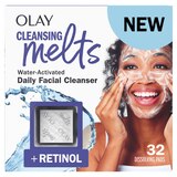 Olay Melts Water-Activated Daily Facial Cleanser With Retinol, 32 CT, thumbnail image