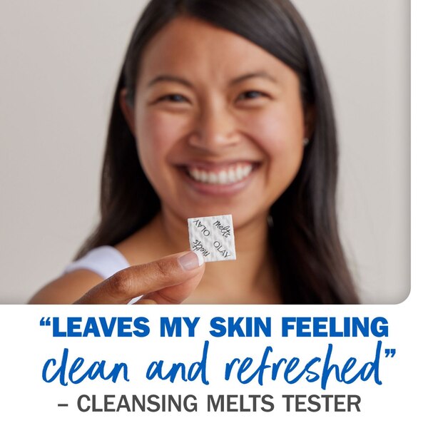Olay Melts Water-Activated Daily Facial Cleanser With Retinol, 32 CT